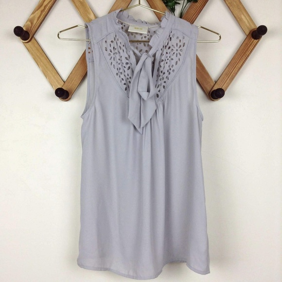 Anthropologie Tops - 🌻 Athropologie Maeve Cut Out Sleeveless Blouse